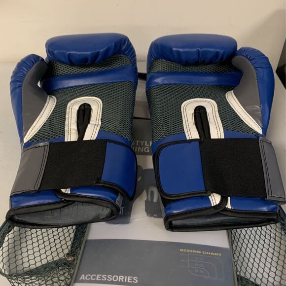 Everlast Pro Style Elite Training Gloves 16 oz - Blue - Picture 4 of 4